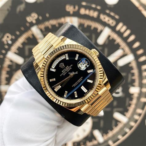 rolex black onyx dial|rolex day date 228238.